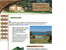 Tablet Screenshot of cabanaslagocolbun.cl